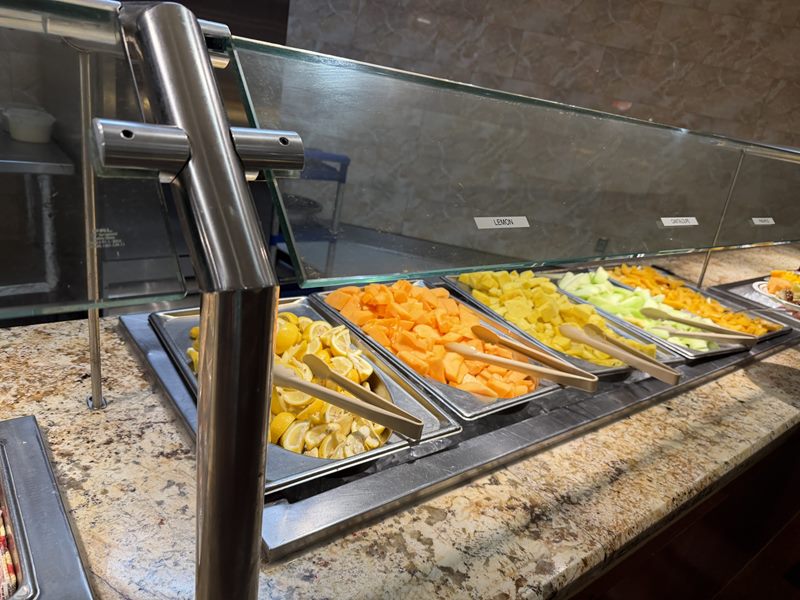 Paradise Buffet food