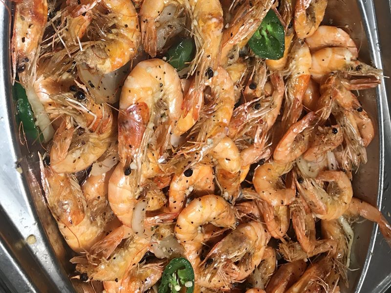 Paradise Buffet food